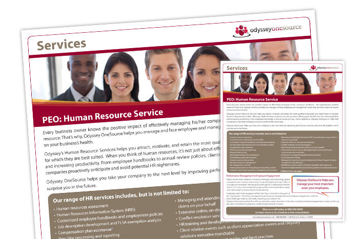 Data Sheet | PEO: Human Resource Service
