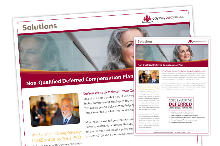 Data Sheet | Non-Qualified Deferred Compensation Plan